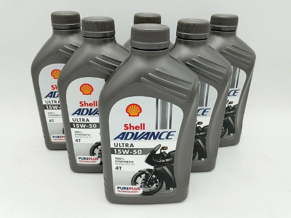 8,48€/l Shell Advance Ultra 4T 15W-50 6 x 1 L vollsynthetisch - Bild 1 von 1