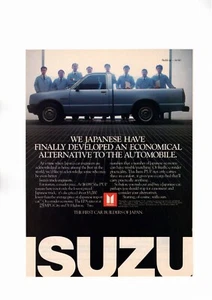 1983 Isuzu P'up Vintage Print Ad - "An Economical Alternative to the Automobile" - Picture 1 of 3