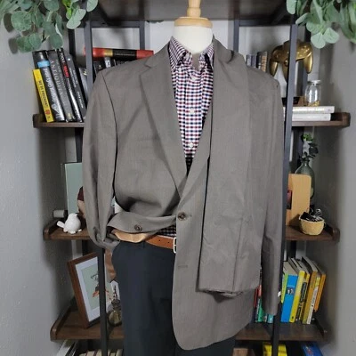 Perry Ellis Portfolio Men's 2PC Suit 2 Button Brown 50L / 35xUNFINISHED NEW - Image 1 of 4