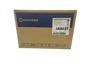 Halyard PURPLE NITRILE-XTRA Sterile Exam Gloves LG 400 gloves/200 pairs #14262 - Picture 1 of 4