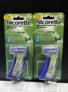 Nicorette Nicotine Lozenge-Mint Flavor-2MG-20ct. Stop Smoking Aid. Exp. 08/2025 - Picture 1 of 9