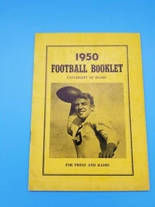 IDAHO VANDALS - COLLEGE FOOTBALL MEDIA GUIDE - 1950 - DIXIE HOWELL LAST YEAR - Picture 1 of 3
