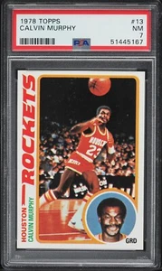 1978 Topps Basketball Calvin Murphy #13 PSA 7 - Picture 1 of 2