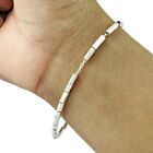925 Sterling Silver Handcrafted Jewelry Chain Tribal Bracelet C16