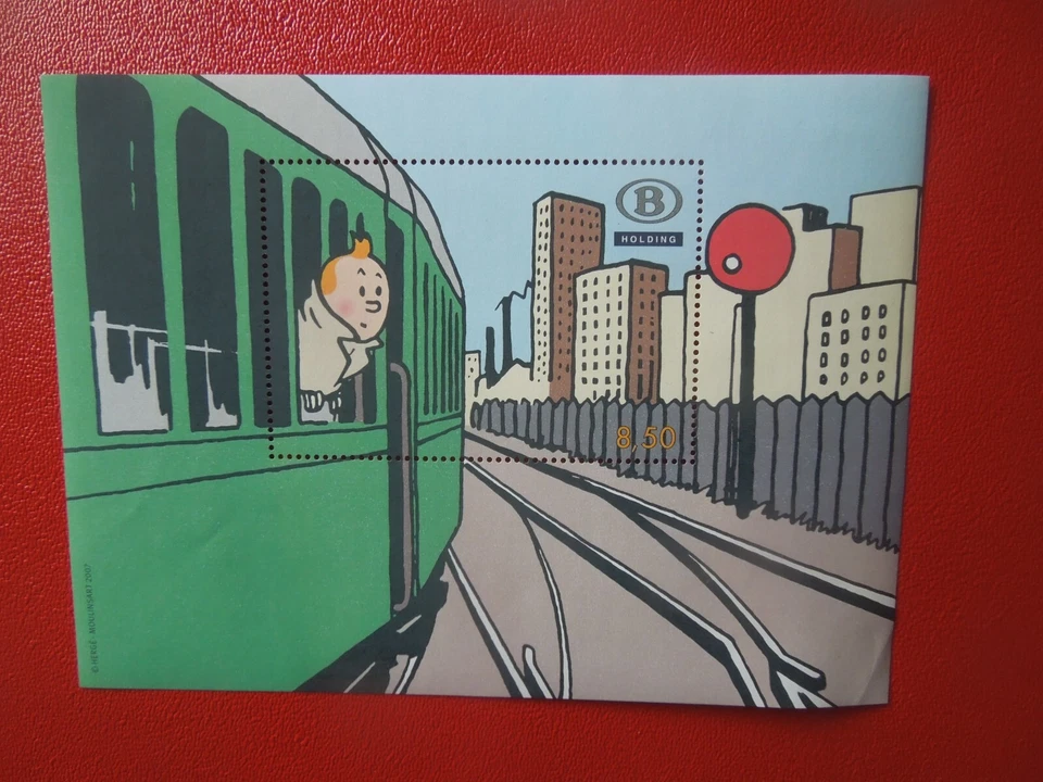 G6033   BELGIUM   2007 Tin Tin  Railway  S/S SHEET  MNH - Image 1 of 1
