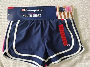Champion Youth 2-pack Shorts M (10/12), Girl Pink, Blue - Picture 1 of 6