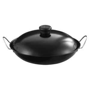 Non Stick Pan Metal Wok for Camping Wear Resistant Fry Individual - Picture 1 of 12