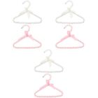 6 Pcs Pearl Hangers Puppy Clothing Display Pet Drying Clothes Rack