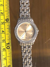 Silver Metal Gem Sparkle S Strap Watch New Strap Womens Time Wristwatch