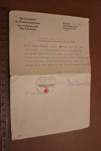 alte Bescheinigung eines Mannes für Fronttournee , Wehrmachtstournee 1944 - Picture 1 of 4