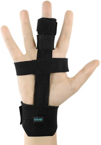 Vive Trigger Finger Splint - Full Hand and Wrist Brace Support - Adjustable Lock - Picture 1 of 6