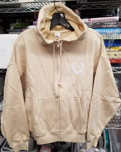 OFF WHITE Felpa con cappuccio e cerniera intera rilassata pile Victoria's Secret 11244002 taglia XL tela