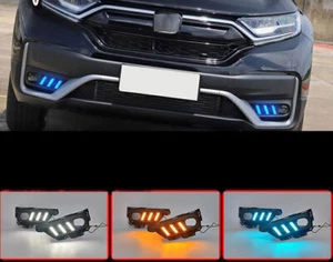 Luz antiniebla delantera señal de giro lámpara diurna 2X para Honda CRV CR-V 2020-2022 LED DRL - Imagen 1 de 12