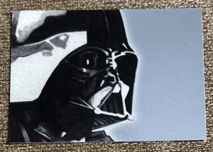 2009 Topps Star Wars Galaxy Series 4 Darth Vader Silver Foil Card #4 NRMT/MT - Picture 1 of 2