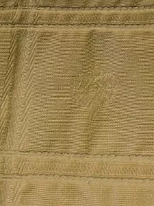 Copriletto damascato Les Olivades giallo rialzato matelasse 67" x 108" vintage - Foto 1 di 7