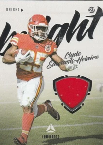 2021 Panini Luminance Clyde Edwards-Helaire Bright Patch #BB-CEH - Picture 1 of 2
