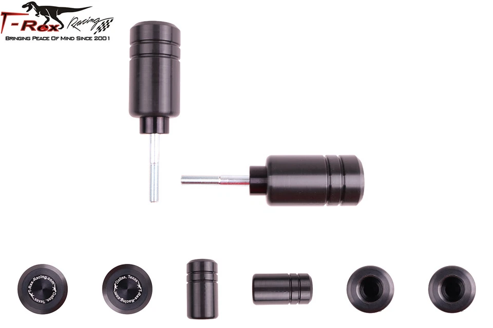 Deslizadores de cuadro sin corte para Kawasaki Z1000 T-Rex Racing 2010-2013 Foto 1 de 1