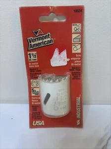 Vermont American 18524 seghetto bi-metallo 1-1/2" 38 mm NOS USA utensile industriale - Foto 1 di 1