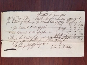 REVOLUTIONARY WAR: JOSEPH TALCOTT DOCUMENT SIGNED OFFICER AT BATTLE OF LEXINGTON - Bild 1 von 2