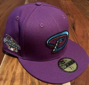 Arizona Diamondbacks (Milk Toronto) New Era Fitted MLB Patch Hat, 7 1/2, NWT - Picture 1 of 5