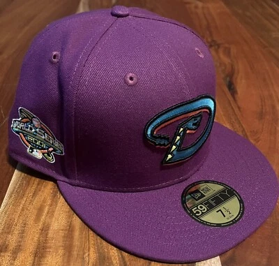 Arizona Diamondbacks (Milk Toronto) New Era Fitted MLB Patch Hat, 7 1/2, NWT - Image 1 of 4