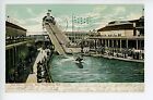"The New Chutes" Log-Flume Amusement Park Ride SAN FRANCISCO Antique ca. 1907