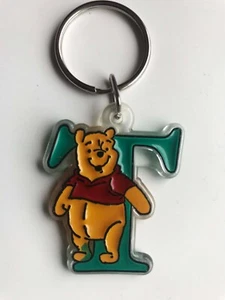 Winnie The Pooh "T" Key Ring Crystal Craft Australia 1990's - Picture 1 of 1