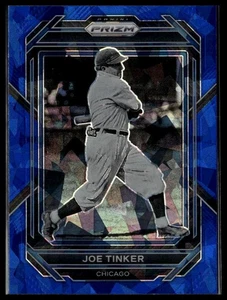 2023 Panini Prizm Joe Tinker Blue Ice Prizms Chicago Cubs #187 - Picture 1 of 2