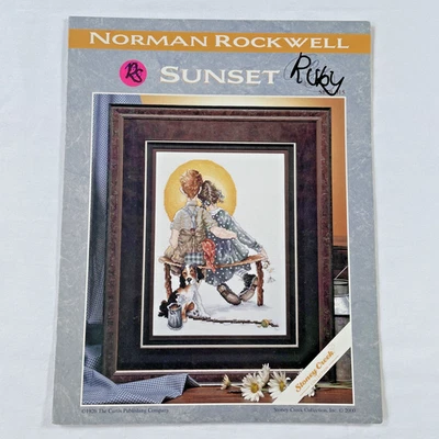 Cross Stitch Pattern Norman Rockwell Sunset 2000 by Stoney Creek - Image 1 of 4