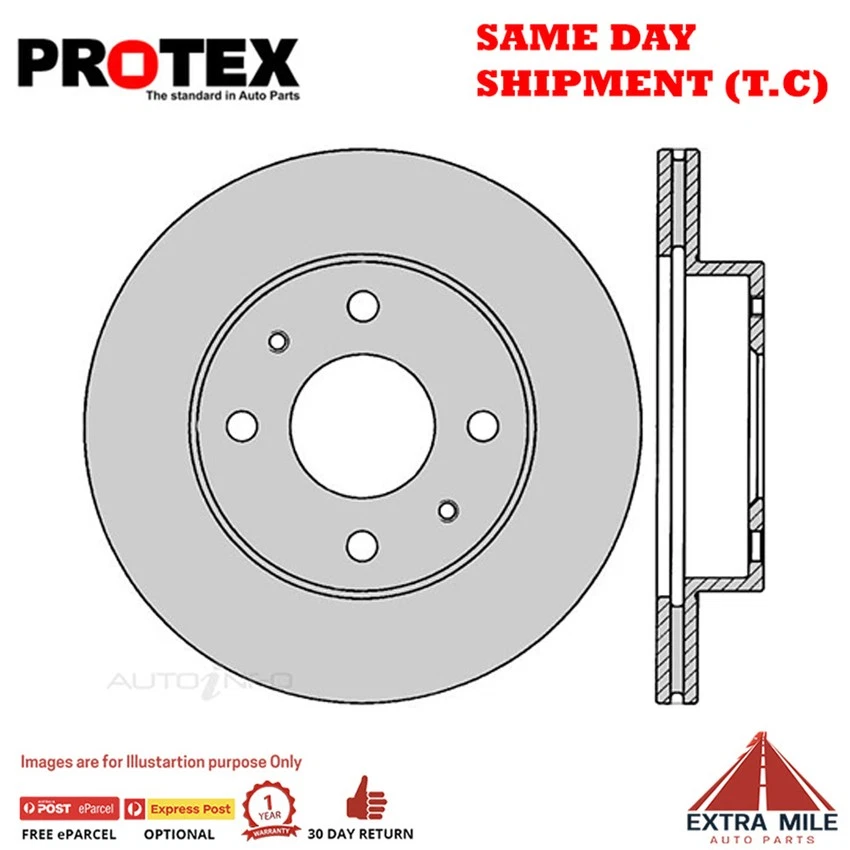 1X PROTEX Rotor Front For SUZUKI CARRY GA413 4D Van 4WD - DR522 - image 1 of 1