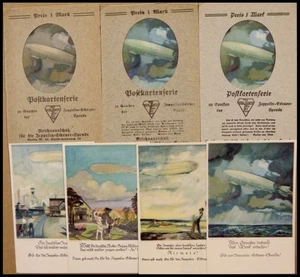 ZEPPELINPOST 1925, Zeppelin-Eckener-Spende, 3 verschiedene Passepartou - Bild 1 von 1