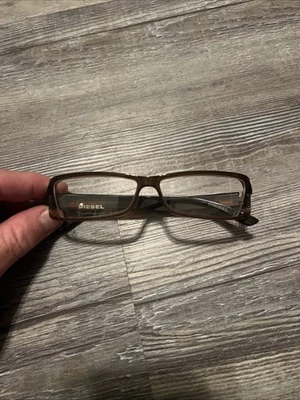 Gafas Diesel DV 0111 Mujeres Marrón Borde Completo Plástico Gafas Monturas Foto 1 de 4