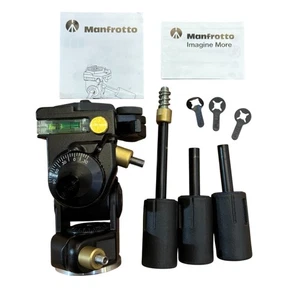 Manfrotto 229 Tripod Head Super Pro Heavy Duty 3-Way Quick Release Mount - Picture 1 of 4