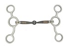 AJ Tack Sweet Iron Jr. Cowhorse Smooth Snaffle Gag Bit - 5 3/4" Cheek