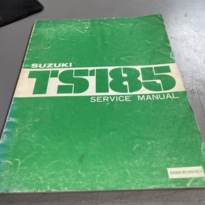 Used 1978 OEM Suzuki TS 185 service manual part 99000-85290-5E3 - Picture 1 of 3