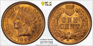 1896 Indian Head PCGS MS64 RB 52720793 - Picture 1 of 1