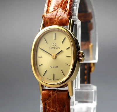 Vintage 1970s [Near MINT] Omega De Ville Cal.1100 18mm Manual Wind Women's Watch - Image 1 of 4