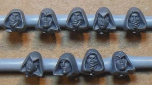 Wood Elf - Glade Guard Deepwood Scouts - 9x Hooded Heads (b) Bits Bitz Old world - Picture 1 of 1