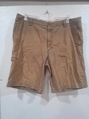 Pantalones Cortos Para Hombre Dockers Talla W42 Frente Plano Calce Relajado Verde Oliva Foto 1 de 4