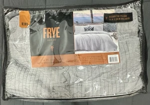 Manta Edredón Cama Gris Frye King Size Dormitorio Ray Cambray Algodón ¡SOLO ACOLCHADO! - Imagen 1 de 4