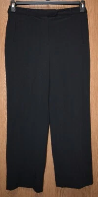 Pantalones de vestir para mujer relatividad negros frente plano talla 12 necesitan dobladillo Foto 1 de 4