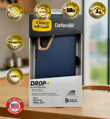 OtterBox Galaxy S23+ Defender Series Case – New, Sealed, 5G, Holster, Rugged - Image 1 of 4