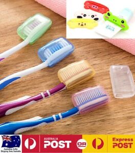 5 x Toothbrush Head Cover Case  And 1 x Toothpaste Dispenser Tube Squeezer