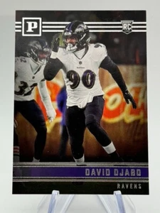 2022 Panini Chronicles David Ojabo #PA-28 Red Parallel Rookie Ravens RC - Picture 1 of 2
