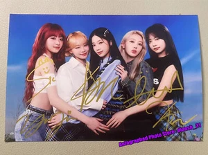 LE SSERAFIM Autogramme 6'' handsigniertes Autogrammfoto Fans Geschenk - Bild 1 von 1