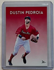 Dustin Pedroia Limited Edition Artist Signed Pawtucket Red Sox Trading Card 1/10 - Picture 1 of 2