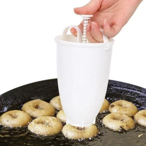 Donut Mould Manual Mini Doughnut Maker Kitchen Utensil Baking Plastic... - Picture 1 of 10
