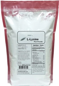 Polvo NuSci 100% puro L-Lisina USP 2,5 kg (5,5 lb músculo magro colágeno calcio - Imagen 1 de 4