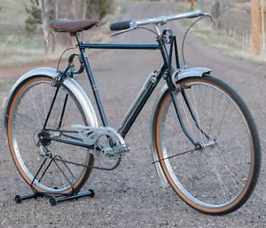 Vintage 1955 French AFA 650b BIKE Full Suspension Hiker Randonneur Tour Bicycle - Picture 1 of 24