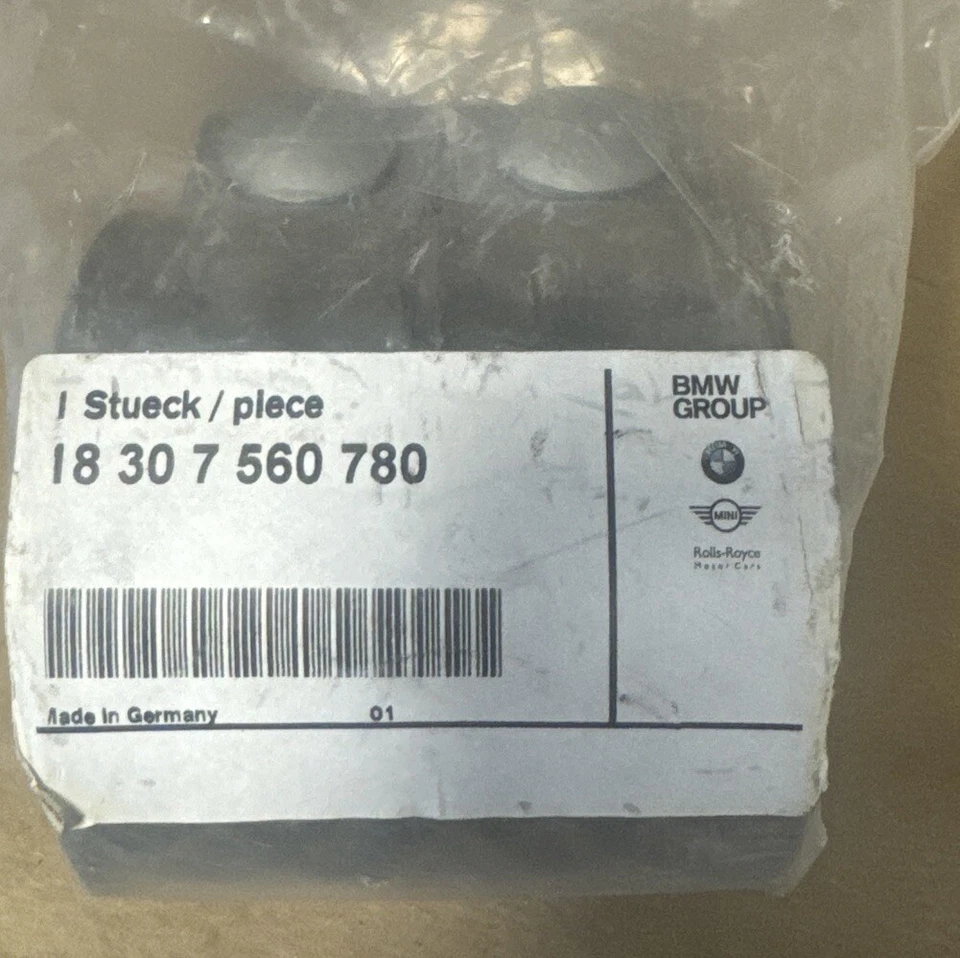 1997-2024 #2BMW 840I/M3/M340I/M4/M440I/X1/X3 ABRAZADERA SILENCIADOR OEM 18-30-7-560-780 Foto 1 de 3